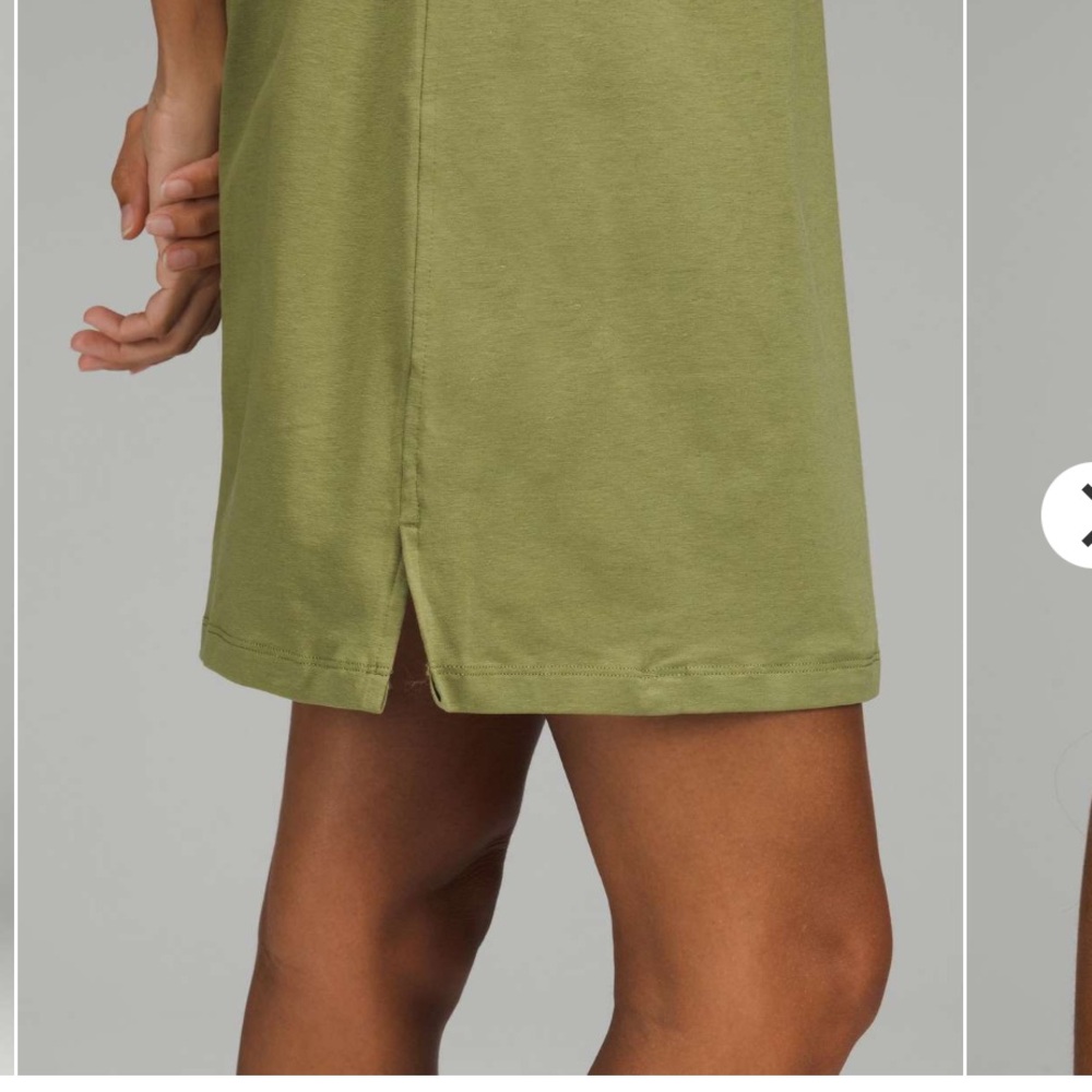 LULULEMON Classic-Fit Cotton-Blend Scoop Dress
Bronze Green medium mini casual - Picture 4 of 11